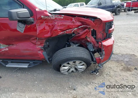 2021 Chevrolet Silverado 1500 4Wd Short Bed Custom из США, поврежденный, VIN 3GCPYBEKXMG204495